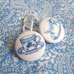 Tea Cup Ponytail Holders