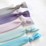 Hair Ties. Cool Colors